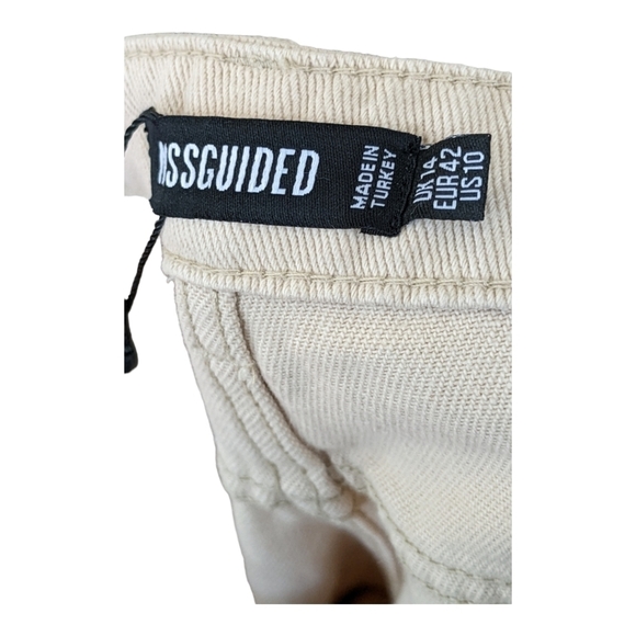 Missguided high rise crop carrot jeans US 10 NWT - Picture 4 of 7